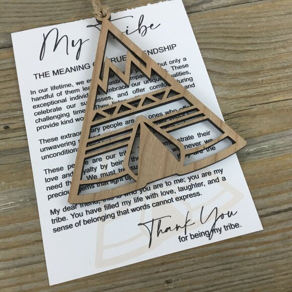 My Tribe The Meaning of True Friendship Story Card Ornament - Picture 9 of 10